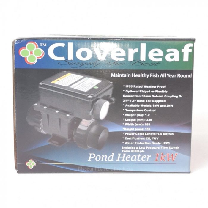 The Cloverleaf pond heater