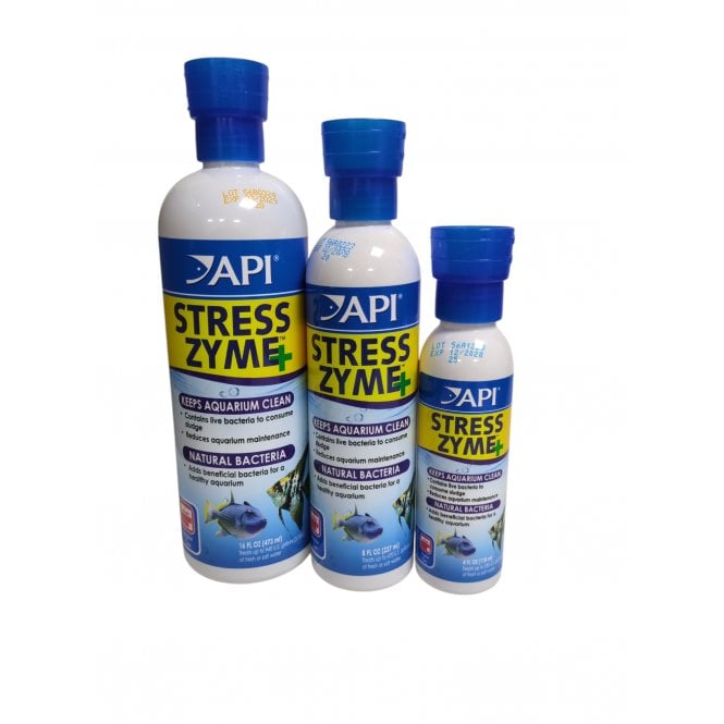 API Stress Zyme Filter Boost Cleaner Aquarium Fish Tank Treatment