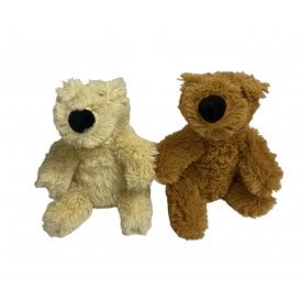 Good Boy Soft Fluffy Bear Squeaky Dog Toy