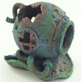 Aquarium Fish Tank Ornament Decoration Divers Helmet
