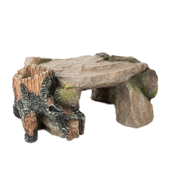Betta Flintsone Cave Rock Hide Aquarium Ornament Fish Tank Decoration