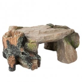 Flintsone Cave Rock Hide Aquarium Ornament Fish Tank Decoration