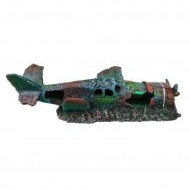 Small Aquarium Plane Crash Wreck