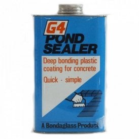G4 1kg Black Koi Fish Garden Pond Paint Seal Waterproof Sealer Sealant Bonding