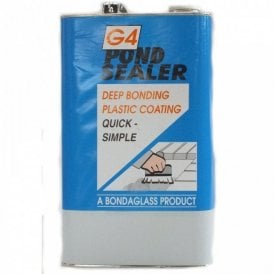 G4 5kg Black Koi Fish Garden Pond Paint Seal Waterproof Sealer Sealant Bonding