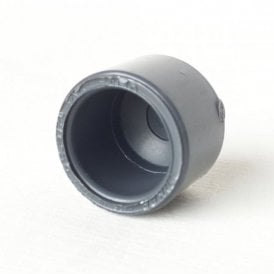 20mm Grey PVC Pressure Pipe End Cap Cover