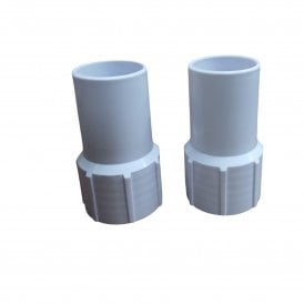 1 Pair Swimming Pool Vac Hose Threaded Cuffs