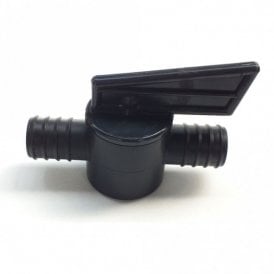 25mm Inline Pond Hose Flow Control Tap/Valve Plastic Flexible Pipe Fitting