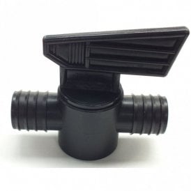 32mm Inline Pond Hose Flow Control Tap/Valve Plastic Flexible Pipe Fitting