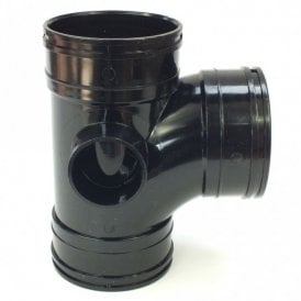 4 Inch Solvent Weld Swept Tee Piece