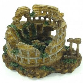 Aquarium Roman Ampitheatre Column Fish Tank Ornament