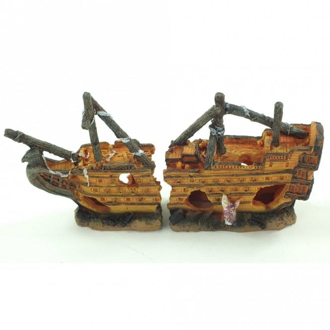 DLP Aquarium Shipwreck Boat Ornament