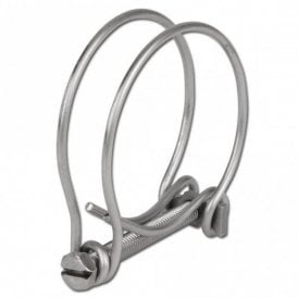 Double Wire Flexible Hose Pipe Clip Open And Close Size 49mm-55mm