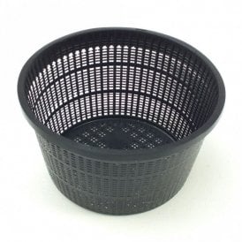 Fine Fill Mesh Plastic Aquatic Pond Plant Basket 22cm Round 