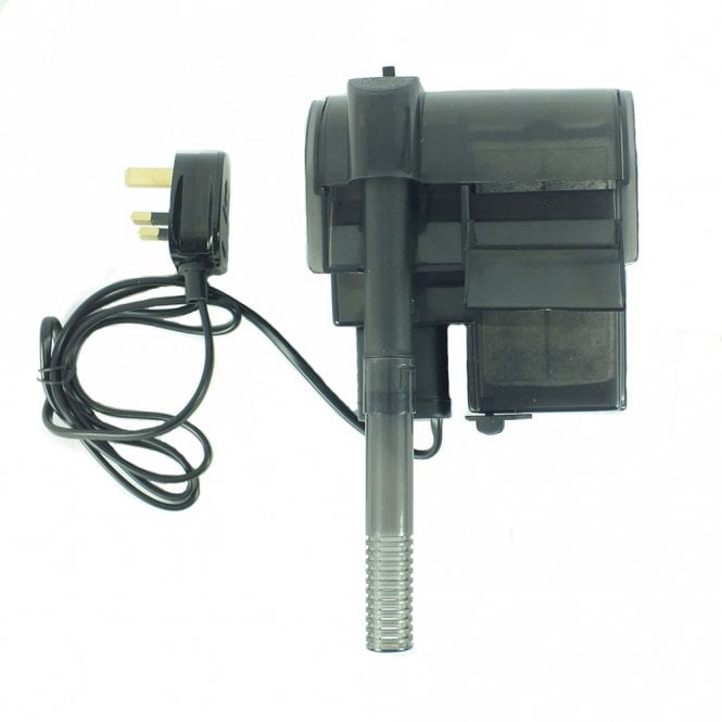 DLP HBL - 601 Aquarium Hang On Filter Fish Tank Back Waterfall Filter 500 L/H Pump