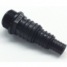 0.75" BSP(25mm thread) Male Threaded Pond Hosetail Fitting
