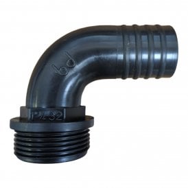 1.25 Inch Male BSP To 32mm Adaptor Bend Fitting