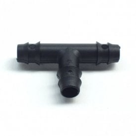 12mm T Piece Pond Hose Joiner Plastic Barbed Flexi Pipe Fitting