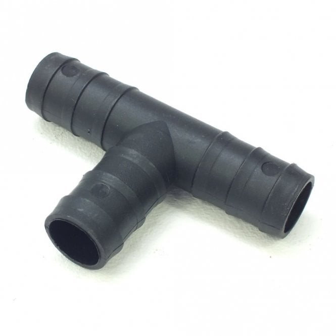 E.V.E 16mm T Piece Pond Hose Joiner Plastic Barbed Flexi Pipe Fitting