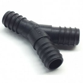 20mm Y Piece Pond Hose Joiner Plastic Barbed Flexi Pipe Fitting