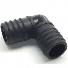 32mm 90 Degree Bend Hose Elbow Plastic Barbed Flexi Pipe Fitting