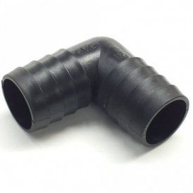 38mm 90 Degree Bend Hose Elbow Plastic Barbed Flexi Pipe Fitting