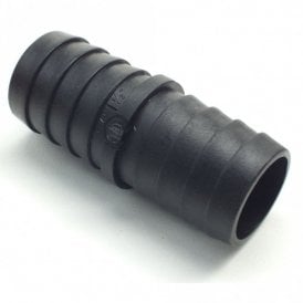 38mm Pond Hose Straight Connector Joiner Plastic Barbed Flexi Pipe Fitting