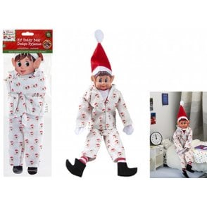 Elf Bear Design Pyjamas Elves Behavin Badly
