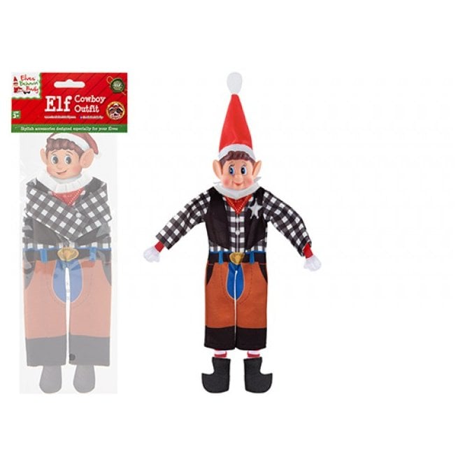 Elves Behavin Badly Elf Cowboy Outfit 