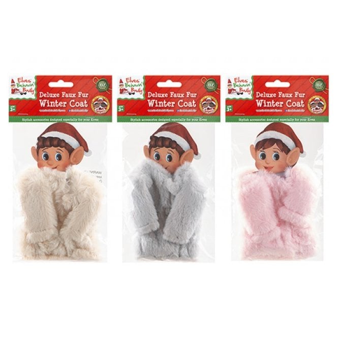 Elves Behavin Badly Elf Deluxe Faux Fur Winter Coat 