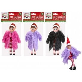 Elf Deluxe Long Fluffy Fur Jacket Elves Behavin Badly