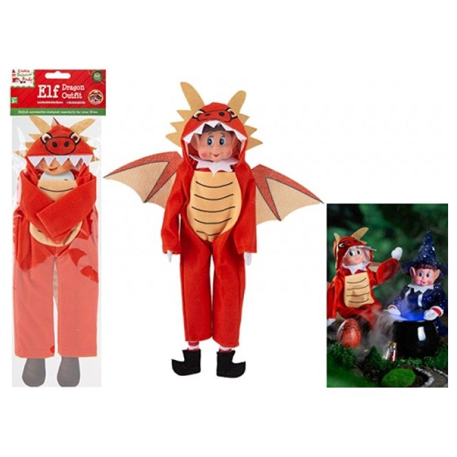 Elves Behavin Badly Elf Dragon Outfit With Hood And Wings 