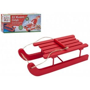 Elf Wooden Sleigh Elves Behavin Badly 