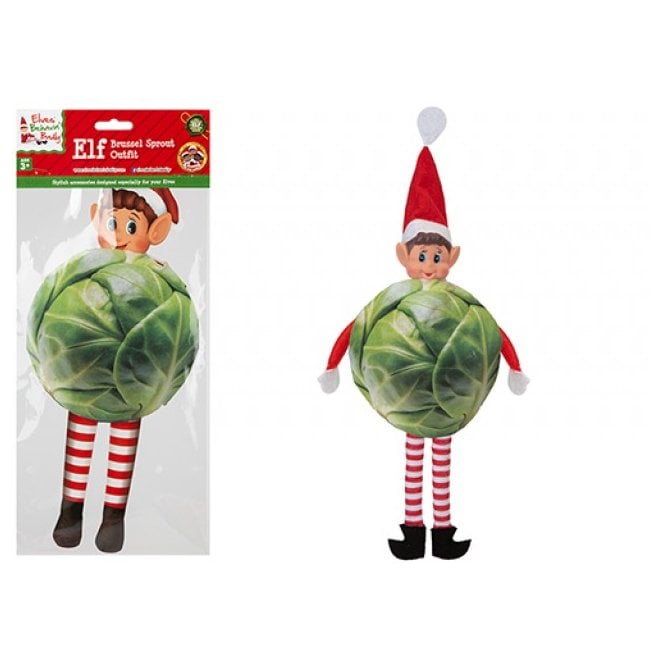 Elves Behavin Badly Elf Brussel Sprout Outfit