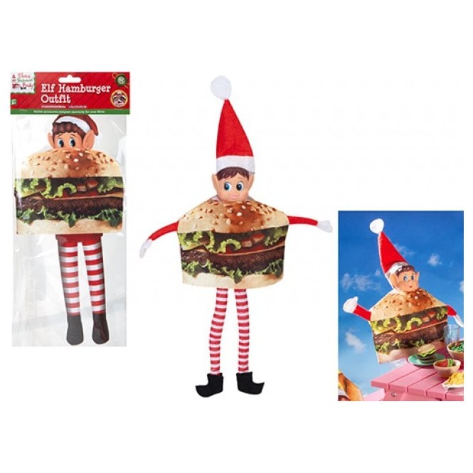 Elves Behavin Badly Elf Hamburger Outfit