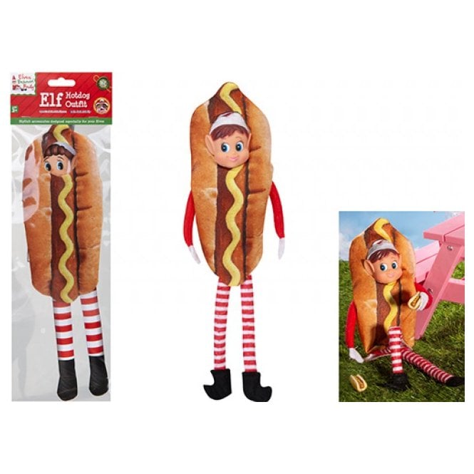 Elves Behavin Badly Elf Hotdog Outfit