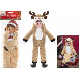 Elf Reindeer Outfit With Antlers
