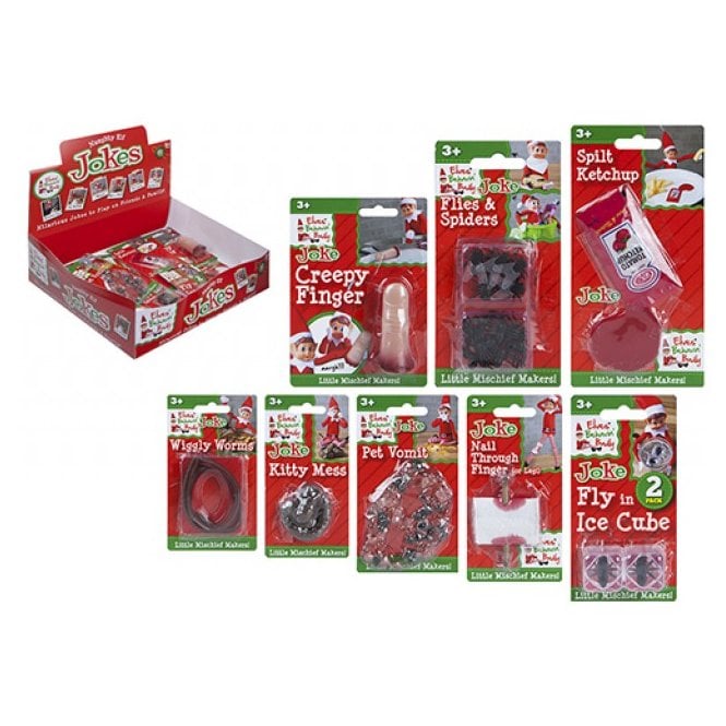 Elves Behavin Badly Single Deluxe Standard Naughty Elf Jokes 8 Assorted