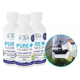 Evolution Aqua Pure Plus Aquarium Filter Start Gel 250ml