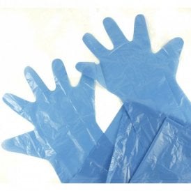 Pack Of 2 Full Arm Length Disposable Pond Gloves