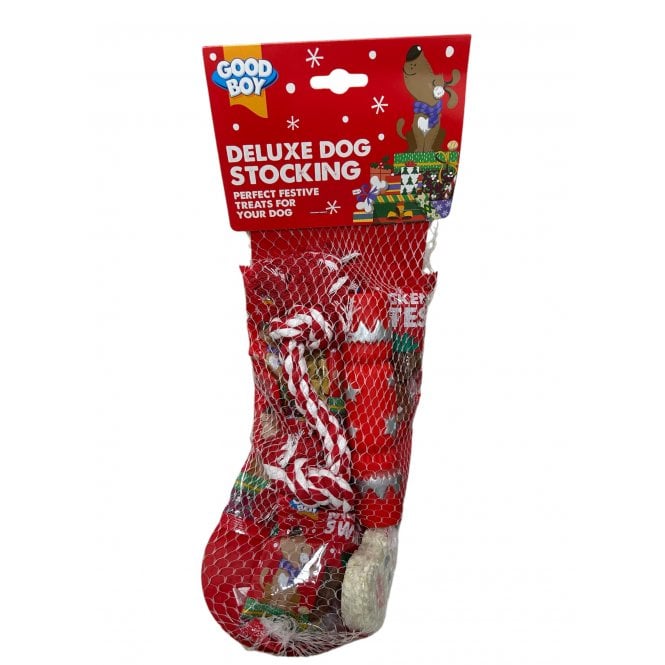 Good Boy  Deluxe Dog Treat Christmas Stocking