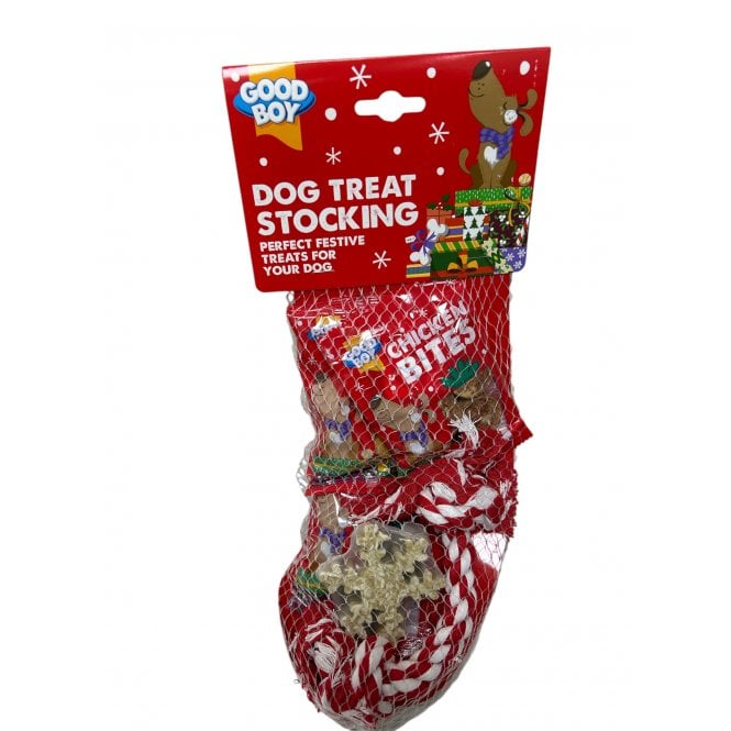 Good Boy  Dog Treat Christmas Stocking