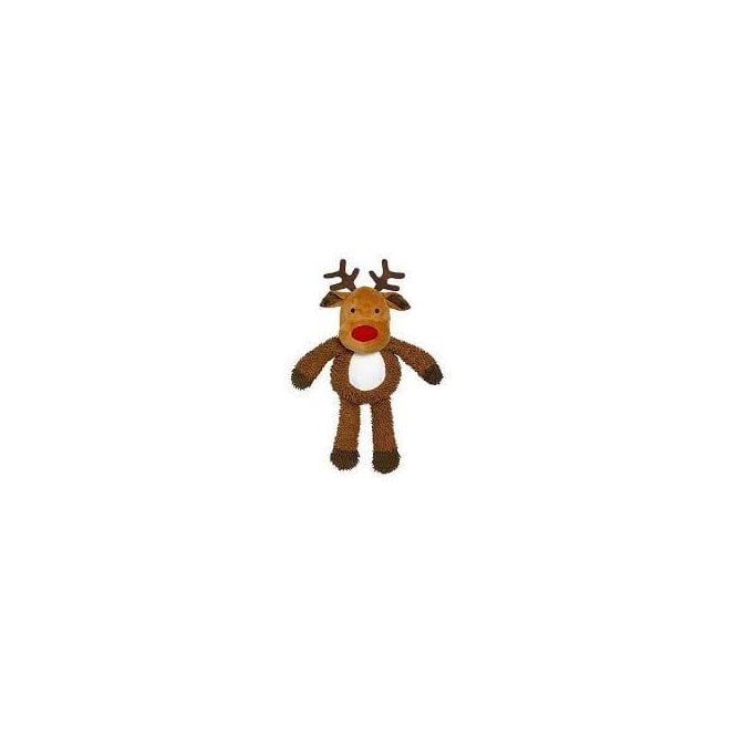 Good Boy  Moppy Reindeer Plush Squeaky Christmas Dog Toy