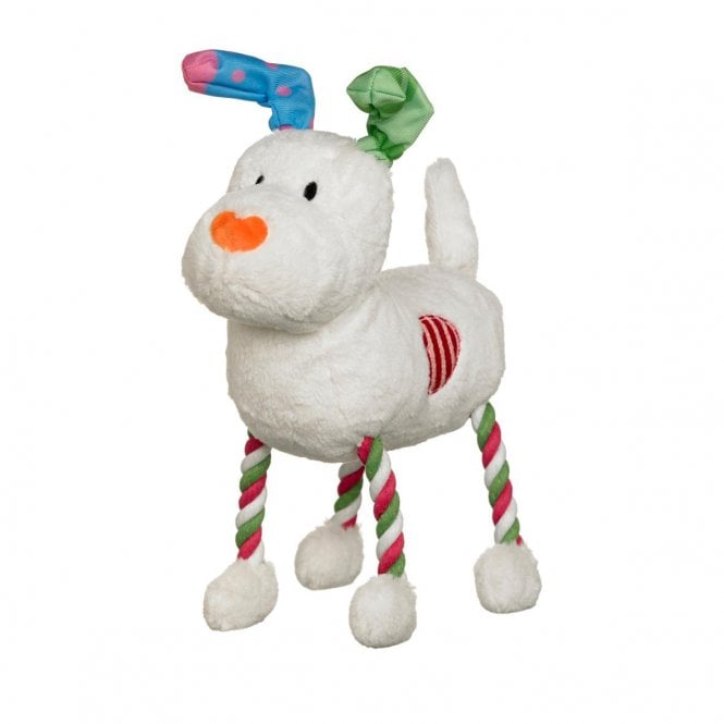 Good Boy   The Snowman and the Snowdog Hug Tug Squeaky Christmas Dog Soft Toy