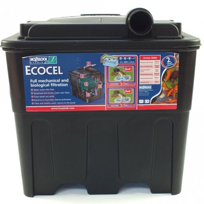 Hozelock Ecocel 5000 Black Box Pond Filter