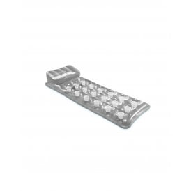 18 Pocket Silver Suntanner Inflatable Swimming Pool Float Lilo Mat