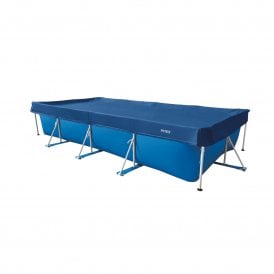 Intex 4.5m X 2.2m Rectangular All Seasons Deluxe Debris Pool Cover 28080