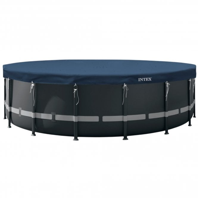 Intex  4.88M Round All Seasons Deluxe Debris Pool Cover 28084 - CUSTOMER RETURN SLIGHT DAMAGED BOX NOT BEEN OPENED