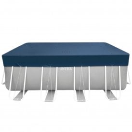 Intex 4m X 2m Rectangular All Seasons Deluxe Debris Pool Cover 28079 - CUSTOMER RETURN BOX OPENED BUT NOT USED