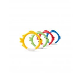 Colourful Fish Rings Underwater Sinking Swimming Pool Toys